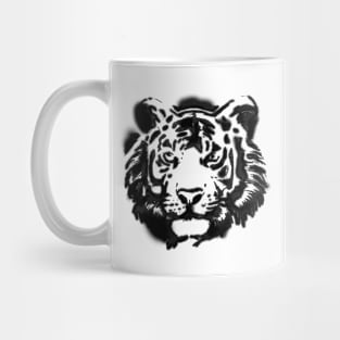 Tiger street art graffiti Mug